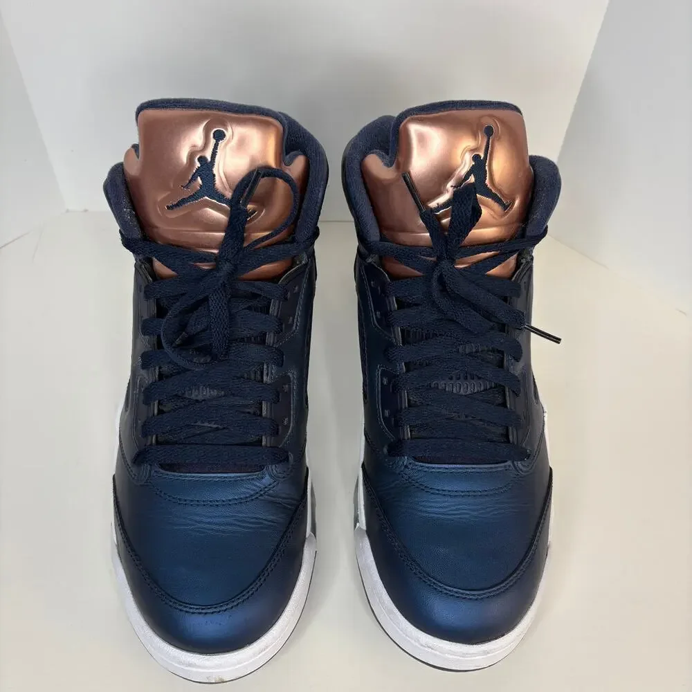 Jordan 5 Retro Bronze Obsidian 136027 416 - Men's Size 9